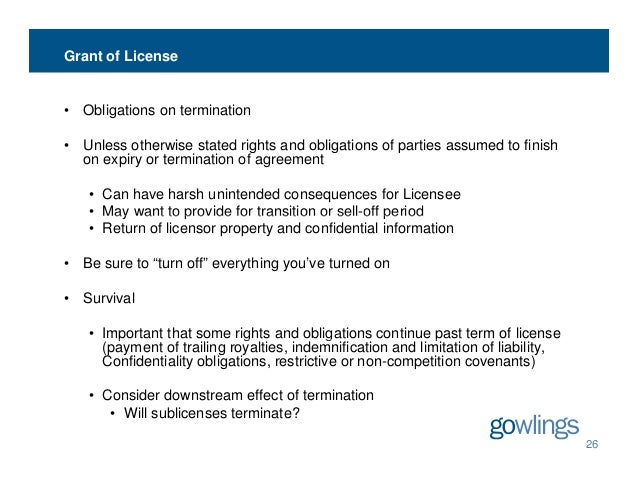 termination letter license agreement ip license agreements common issues and solutions termination letter license agreement ip license agreements common issues and solutions