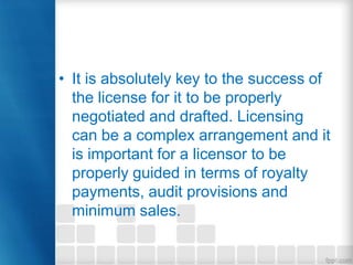 Ip licensing | PPTX
