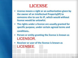 Ip licensing | PPTX