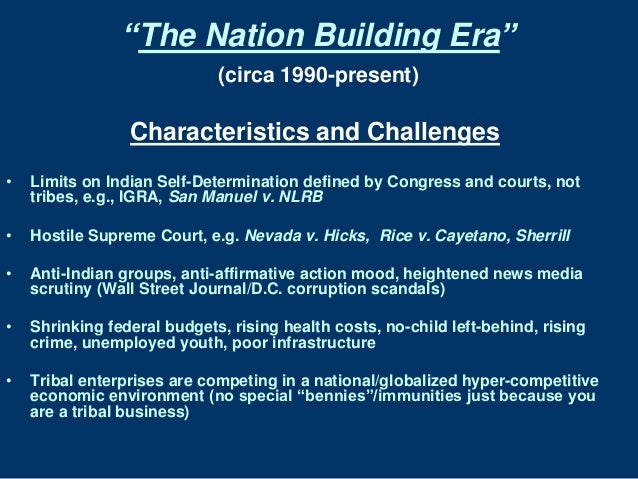 NNI Executive Education for Tribal Leaders “The Legal Framework for