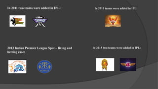 Indian Premier league | PPTX