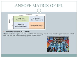 Ipl System Structure ROLE OF IPL IN COMMERCIALIZING CRICKET IN INDIA & ITS EFFECTS ON OTHERS ...