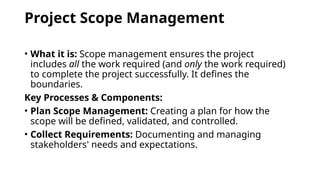 IPM- Scope-Time-Cost.pptx for business management | PPTX