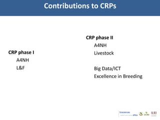 Introducing the Biosciences eastern and central Africa–International Livestock Research Institute (BecA-ILRI) Hub