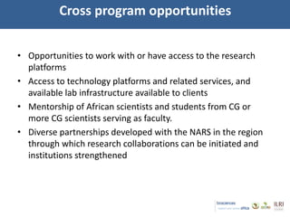 Introducing the Biosciences eastern and central Africa–International Livestock Research Institute (BecA-ILRI) Hub