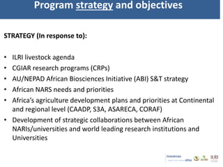 Introducing the Biosciences eastern and central Africa–International Livestock Research Institute (BecA-ILRI) Hub
