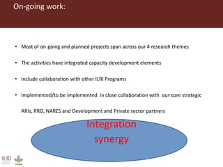 ILRI program outline: Livestock Genetics