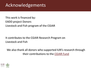 Processor linkages, Farm Productivity and Household Income in Dairy Farm Households in East Africa