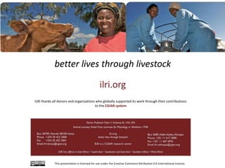 Processor linkages, Farm Productivity and Household Income in Dairy Farm Households in East Africa