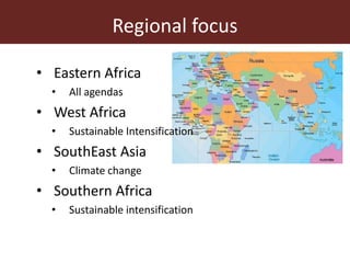 ILRI program outline: Sustainable Livestock Systems