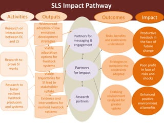 ILRI program outline: Sustainable Livestock Systems