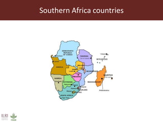 Update on ILRI in Southern Africa