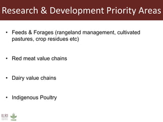 Update on ILRI in Southern Africa