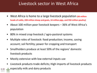 Update on ILRI in West Africa