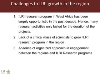 Highlights of ILRI in West Africa