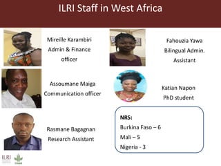 Highlights of ILRI in West Africa