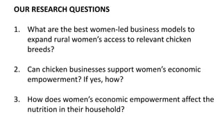 Women in business: Chicken seed dissemination in Ethiopia and Tanzania