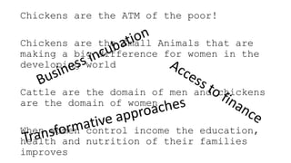 Women in business: Chicken seed dissemination in Ethiopia and Tanzania