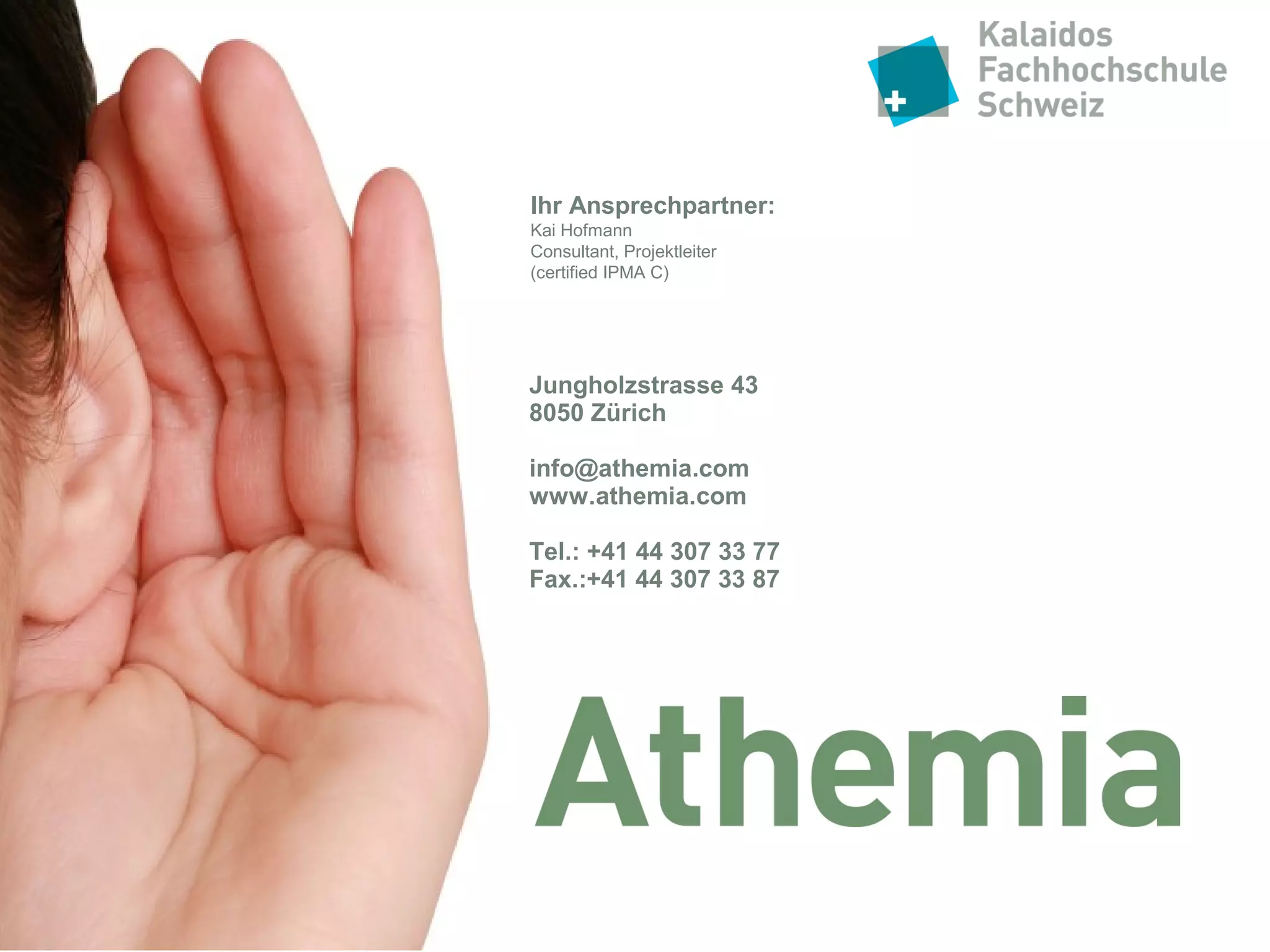 Folie 28
CAS FH in Project Management
• Project Management Systeme
• Projekte im internationalen Umfeld
• Agile Vorgehensmodelle
• Project Portfolio Management
Modul 1: IPMA Modul 2: PM advanced
 