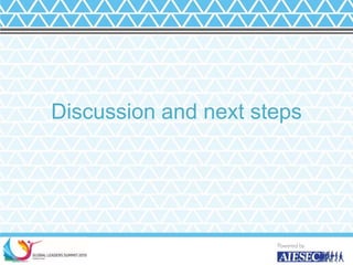 Discussion and next steps
16
 