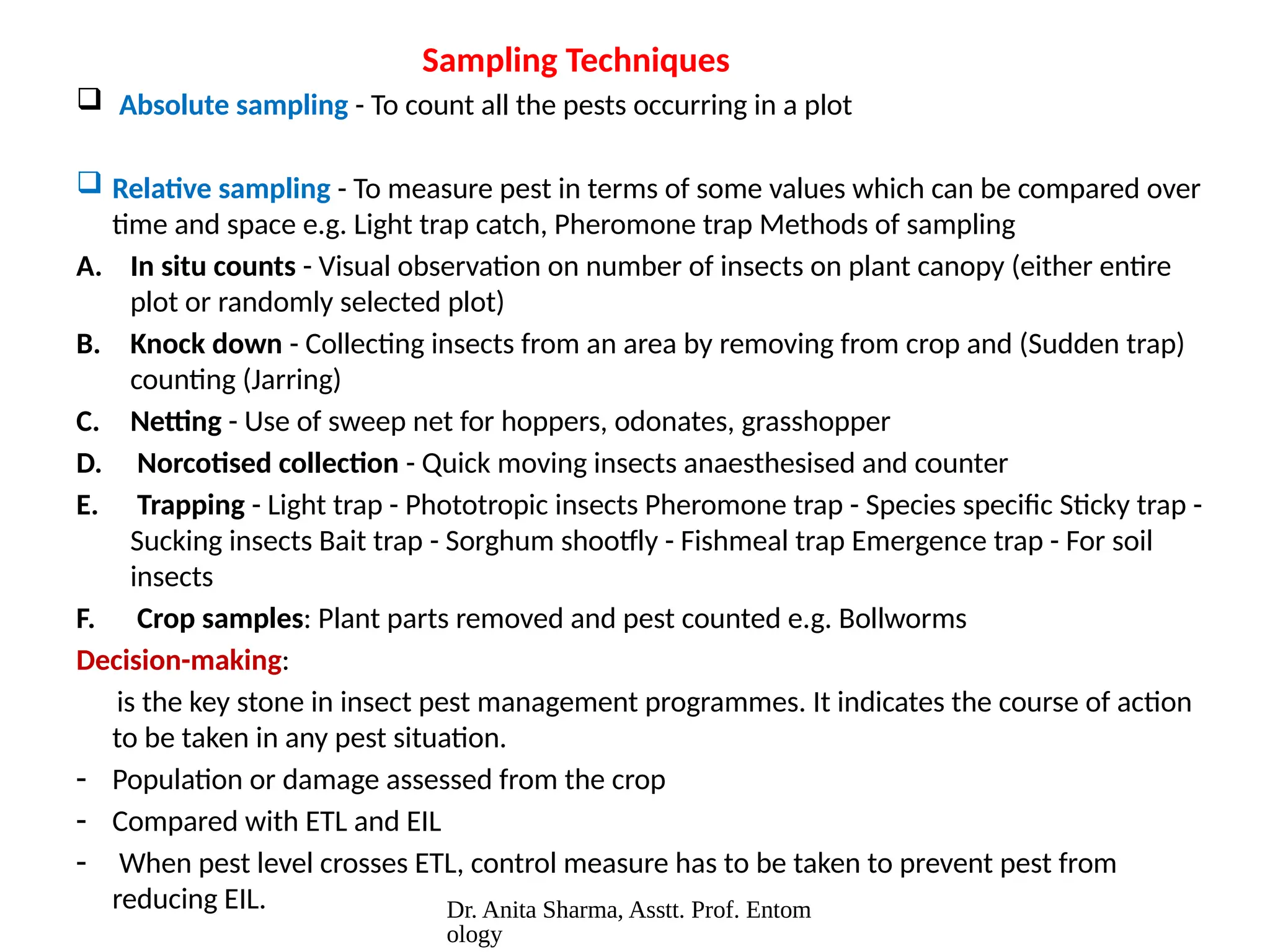ipm chapter for B.Sc. AGRICULTURE part 1st | PPTX
