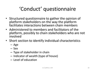Outline for a socio-economic conceptual framework to evaluate the impact of innovation platforms