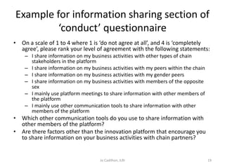 Outline for a socio-economic conceptual framework to evaluate the impact of innovation platforms