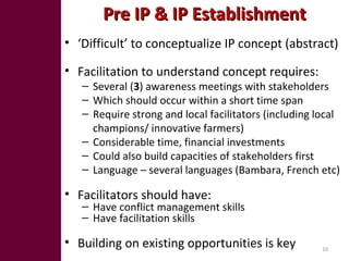Innovation platform experiences from the PROGEBE project on in-situ conservation  of endemic ruminant livestock in West Africa