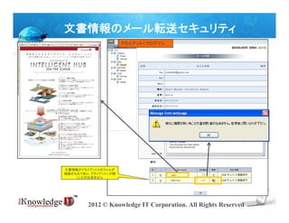 鱨Υ`ܞͥƥ
                     饤ȣǥ




ĕ󤬥饤ȣΥե
ޤΤΤǤꡢ饤ȣ_
    Ȥޤ




        2012 ? Knowledge IT Corporation. All Rights Reserved
 