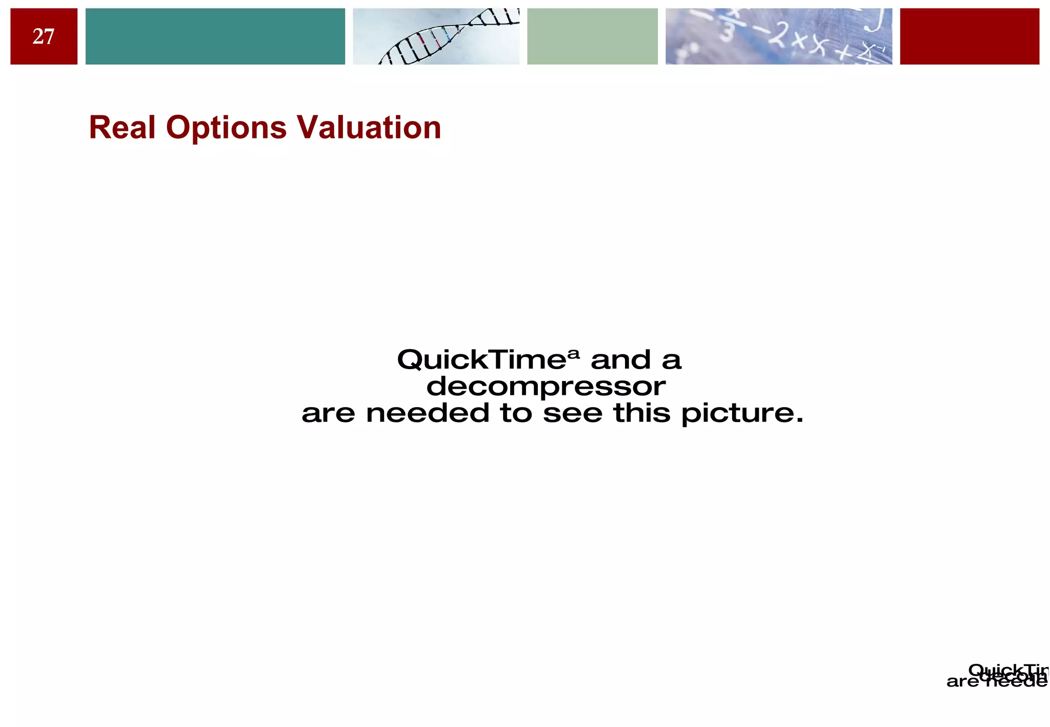 Real Options Valuation 