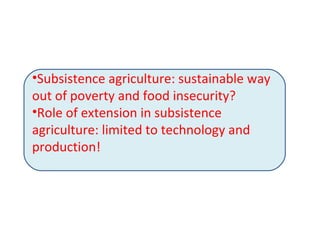 Commercialization of smallholders: The tale of a transforming family