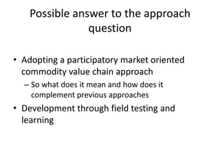 IPMS Project background and approach