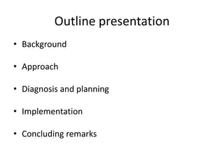 IPMS Project background and approach