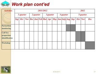 Past experiences and next year plan of dairy synchronization in Tigray 