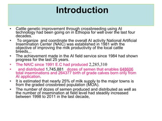 National performance and plan for AI activities and services