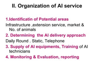 National performance and plan for AI activities and services