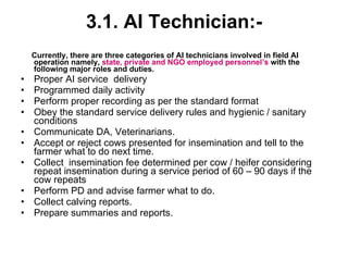 National performance and plan for AI activities and services
