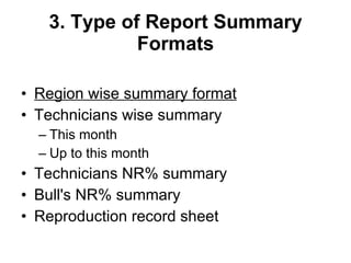 National performance and plan for AI activities and services