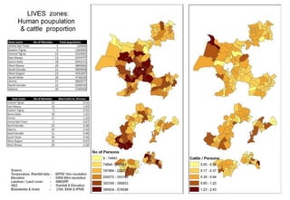 Use of GIS information to select priority areas for mass insemination