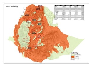 Use of GIS information to select priority areas for mass insemination