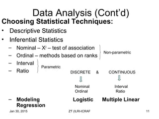 Data management and analysis