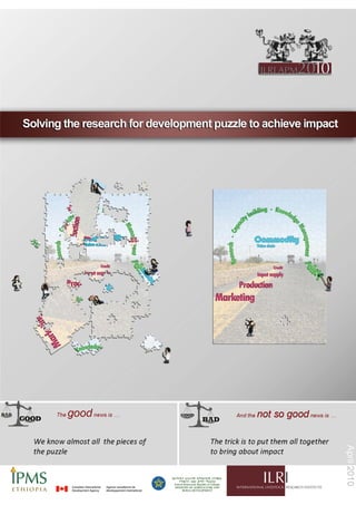 Solving the research for development puzzle to achieve impact