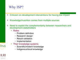 Innovation systems perspective and Value Chains Approach for development: Concepts and principles