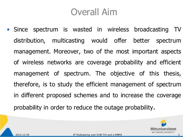 Master thesis ip multicasting