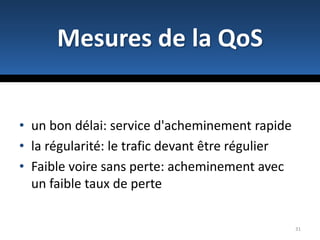 La couche ApplicationAussi appelée couche serviceConsiste en des serveurs d’applicationPermet l’exécution et l’offre de services à valeurs ajoutées17Les différentes couches