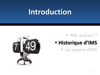 Mécanismes de la QoS dans l’architecture IMSPerspectives ...2