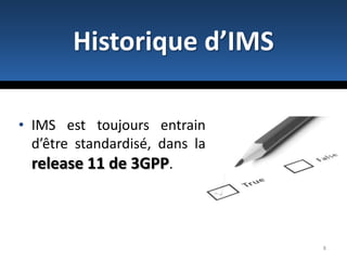 Historique d’IMS