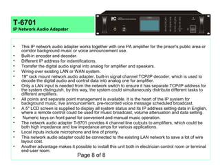 Ip.com Radio Adapter Ip network intercom system | PPT