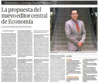 Publicado 01/02/2015 | Entrevista Santiago Dávila | El Comercio | El Comercio