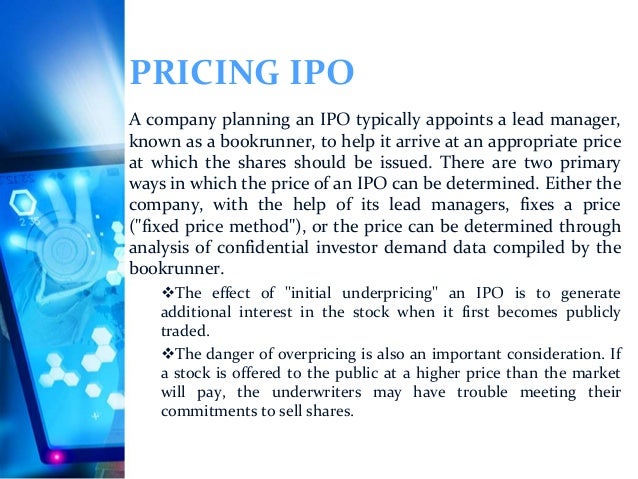 Kbw lead bookrunner on ipo